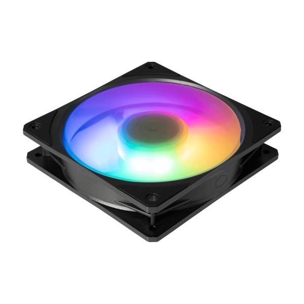 Load image into Gallery viewer, Cooler master mfz-m2dn-24np2-r1 mobius 120p argb, 120 mm, 2400 rpm, 30 db, 75.2 cfm, black
