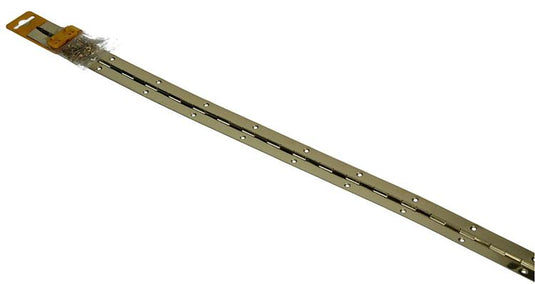 1013331 - 1 piano scharnier vermessingd l 72 cm x 32 mm | 10 stuks
