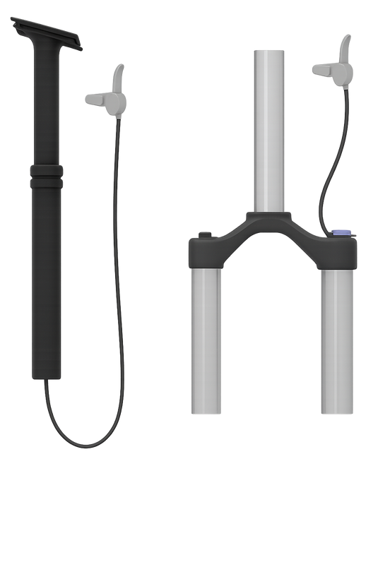 Elvedes kabelset voor dropper zadelpen remote lock-out (exclusief remote)