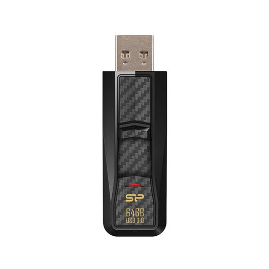 Silicon power sp256gbuf3b50v1k blaze b50, 256 gb, usb type-a, 3.2 gen 1 (3.1 gen 1) sleeve, black