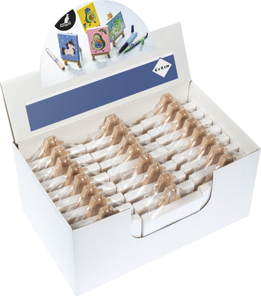 Kangaro mini ezel - met doek 6x8cm - 24 stuks in display