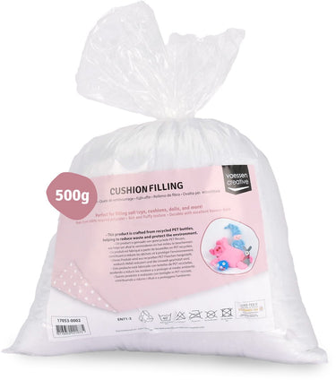 Vaessen creative kussenvulling - vulling voor knuffels - polyester vulmateriaal - 500 g
