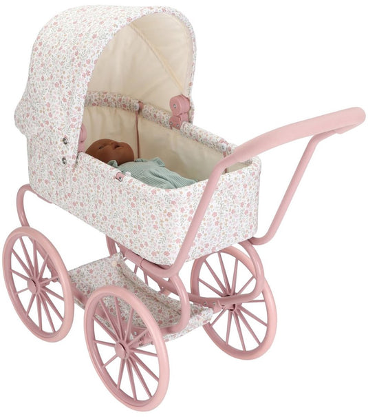 Little dutch poppenwagen - kinderwagen - soft flowers