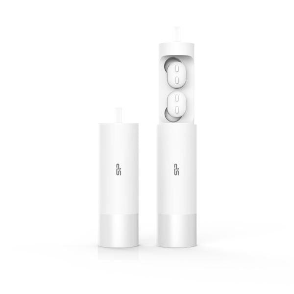 Load image into Gallery viewer, Silicon power sp5mwasybp81bt0w blast plug bp81 headset, wireless bluetooth 5.0, calls music, white
