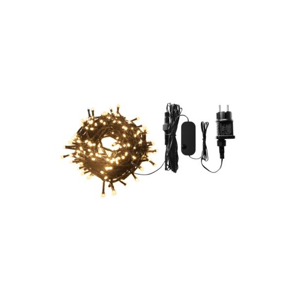 Load image into Gallery viewer, Woox r5168 slimme kerstverlichting wi-fi 20 meter, 200leds, 230 lumen, warm-wit met dim en geluid
