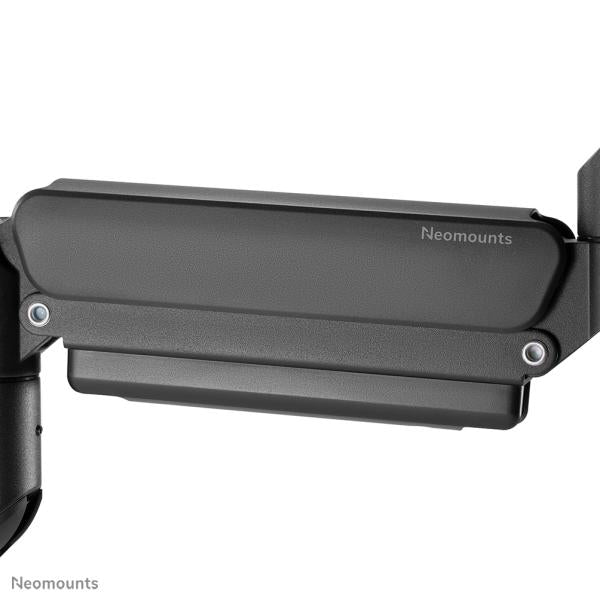 Load image into Gallery viewer, Neomounts ds75-450bl2 screen desk mount, 2 screens, 17 - 32 inch, topfix clamp grommet
