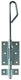 Mack 1015870 - 1 bajonetgrendel verzinkt 25cm | 5 stuks