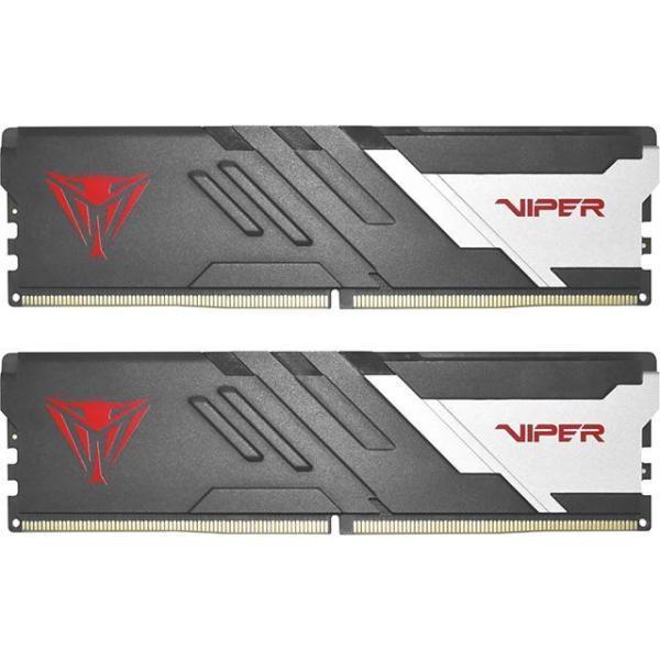 Afbeelding laden in galerijviewer, Patriot viper venom 32 gb ddr5-6400 (2x 16 gb) werkgeheugen (zwart, pvv532g640c32k, xmp 3.0)
