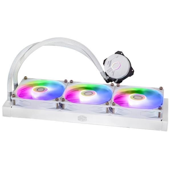 Load image into Gallery viewer, Cooler Master MasterLiquid 360L Core ARGB WHITE 360mm
