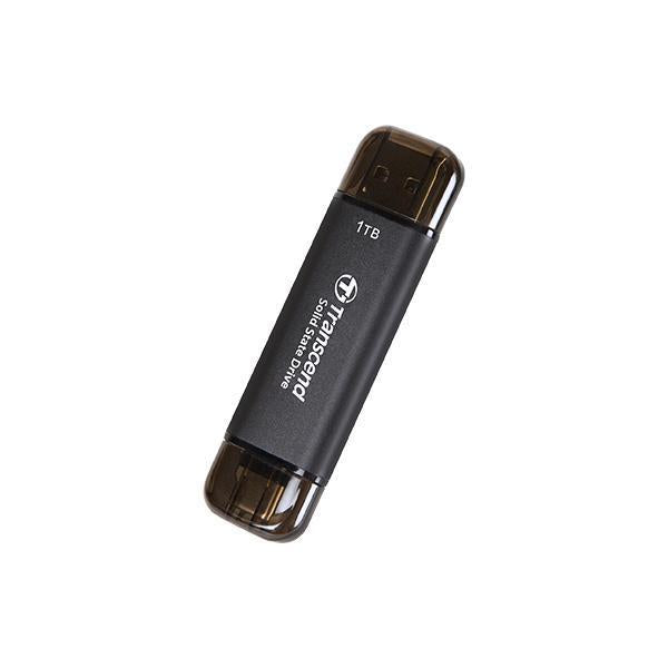 Load image into Gallery viewer, Transcend ts1tesd310c esd310c external ssd, 1tb, usb type-c type-a, 10gbps
