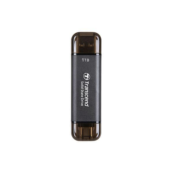 Load image into Gallery viewer, Transcend ts1tesd310c esd310c external ssd, 1tb, usb type-c type-a, 10gbps
