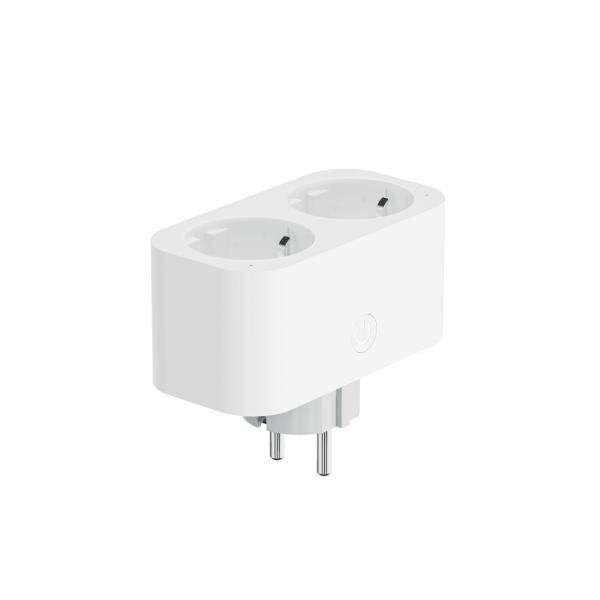 Load image into Gallery viewer, Woox r6153 slimme dubbele stekker met energie meter en randaarde
