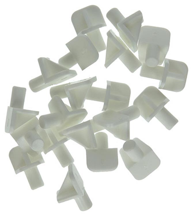 ギャラリービューアに画像をロードする, Mack 1015837 - 20 plankdragers kunststof wit ø 5 mm | 10 stuks
