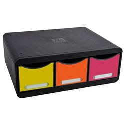 Ladekastje exacompta toolbox maxi kleurenassortiment kunststof