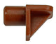 Mack 1015842 - 20 plankdragers kunststof bruin ø 7 mm | 5 stuks