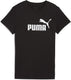 Puma ess no. 1 logo tee dames sportshirt - black