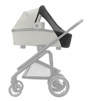 Maxi-cosi -zonnescherm, compatibel met -reiswiegen, kinderwagens en -babyautostoeltjes, upf 50+-bescherming, met kiekeboevenster, beschermt baby tegen zon, meer gebruikswijzen, zwart