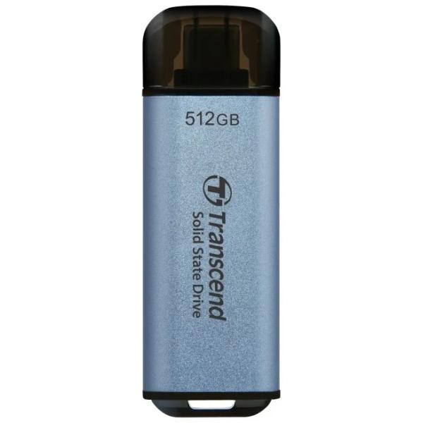 Load image into Gallery viewer, Transcend ts2tesd300c esd300c external ssd, 2 tb, usb type-c, 10 gbps, 1050 950 mb s, blue
