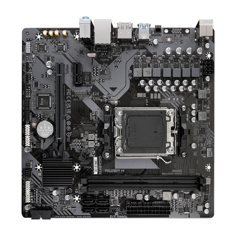 Load image into Gallery viewer, Gigabyte a620m h, matx, amd am5, a620, ddr5, 96 gb, usb 3.2 gen 1, m.2, gbe lan
