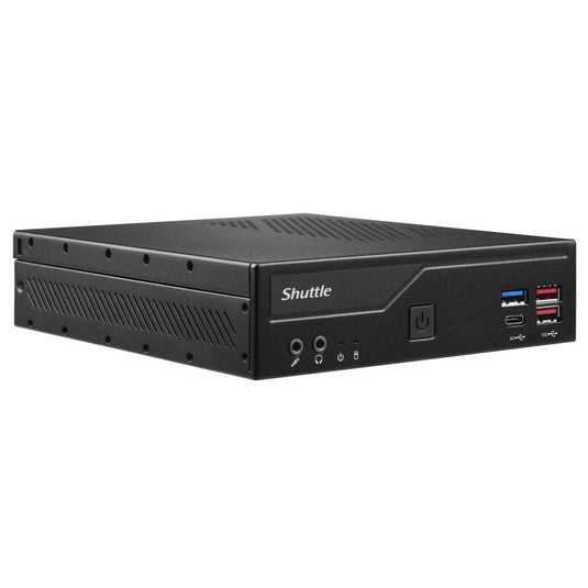 Shuttle dh670v2 mini pc barebone, lga1700, h670, ddr4, 2x hdmi, 2x dp , 2x 2.5g lan, 8x usb, 24 7