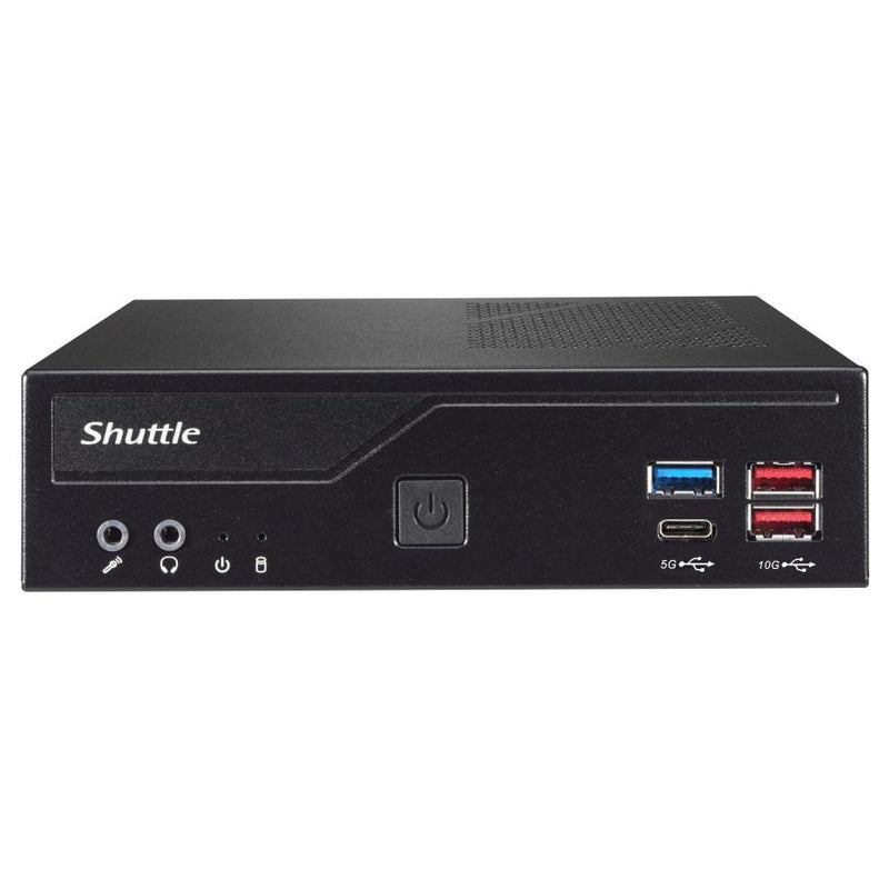 Load image into Gallery viewer, Shuttle dh670v2 mini pc barebone, lga1700, h670, ddr4, 2x hdmi, 2x dp , 2x 2.5g lan, 8x usb, 24 7
