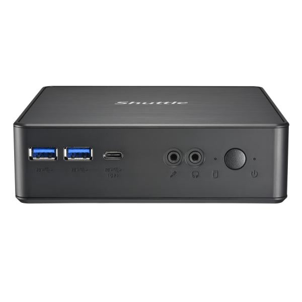 Load image into Gallery viewer, Shuttle nc40u xpc nano pc nc40u mini pc barebone, intel celeron 7305u, 6x usb3.2, 2x m.2, lan, 24 7
