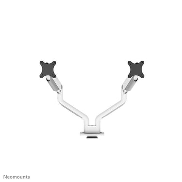 Neomounts ds70s-950wh2 full-motion desk mount, 2x 17 - 35 , 18 kg, 100x100 mm, silver