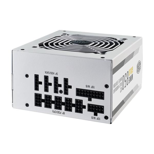 Load image into Gallery viewer, Cooler master mpe-8501-afaag-3g mwe gold v2 eu, 850w, atx3.0, 12vhpwr, =90%, 120mm, white
