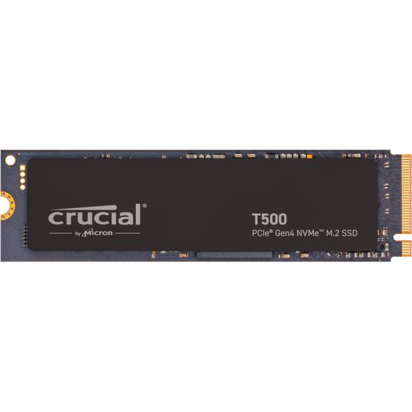 Load image into Gallery viewer, Crucial ct500t500ssd8 t500 ssd, 500 gb, m.2 2280, pcie 4.0 nvme, 7300 6800 mb s, no hs
