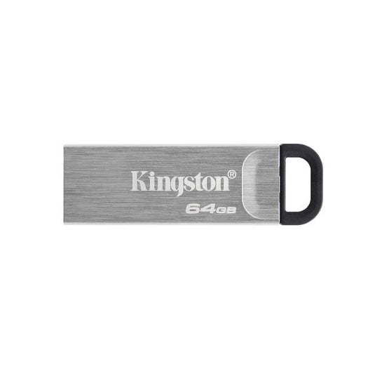 Kingston datatraveler kyson 64 gb usb-stick (zilver, dtkn 64gb)