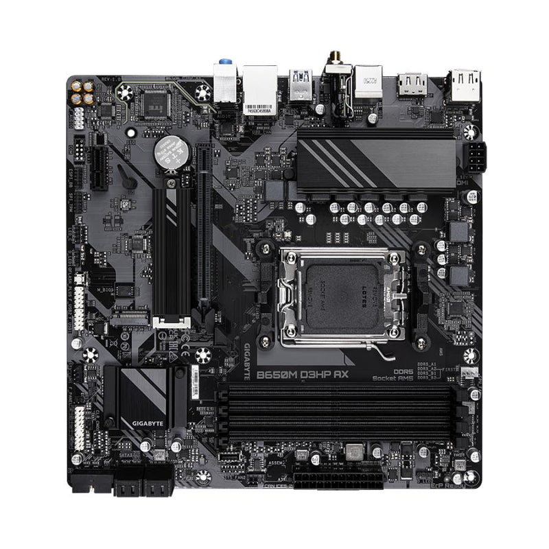 Load image into Gallery viewer, Gigabyte b650m d3hp ax b650m d3hp ax, amd am5, b650, ddr5, usb 3.2 gen 1, 2.5 gbe, wi-fi 6e
