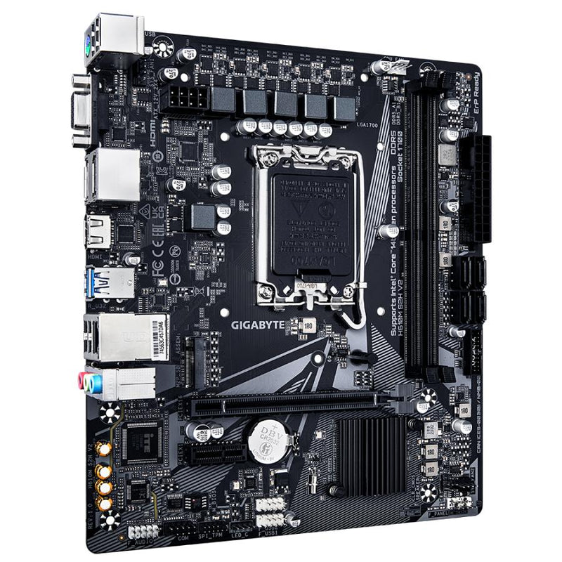 Load image into Gallery viewer, Gigabyte h610m s2h v2 h610m s2h v2, , intel, lga1700, ddr5 (5600mhz) gbe lan, m.2, usb3.2 gen 1
