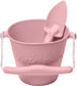 Scrunch emmer en spade - roze - opvouwbaar - recycleerbaar