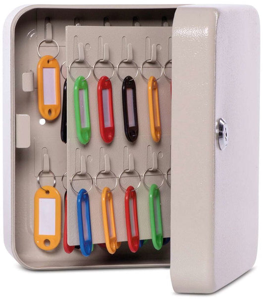 Maul sleutelkast - grijs - metaal - 40 sleutels - 1 stuk - 20.2 x 16.4 x 8.4 cm