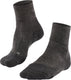 Falke tk2 wool short anti-blaar dik wol functioneel materiaal wandelsokken heren grijs - maat 39-41