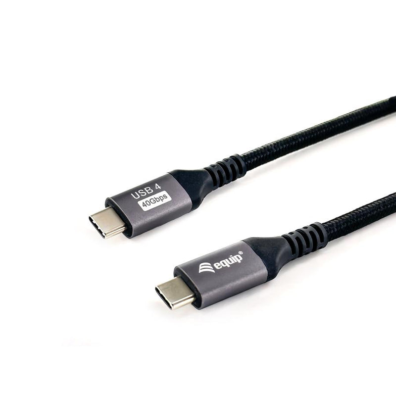 Load image into Gallery viewer, Equip 128383 usb 4 gen 3 c to c cable, m m, pd3.1 240w, 8k 60hz, 40gbps, usb c, usb4 gen 3x2, 2 m
