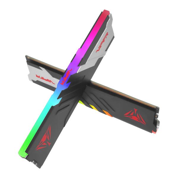 Load image into Gallery viewer, Patriot pvvr532g600c30k viper venom rgb dimm dual kit, 32 gb, ddr5, 6000mts, cl30

