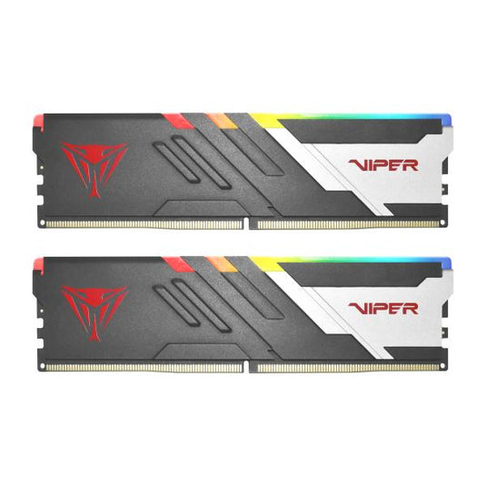 Patriot pvvr532g600c30k viper venom rgb dimm dual kit, 32 gb, ddr5, 6000mts, cl30