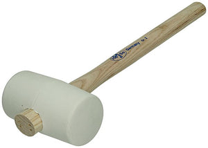 1011132 - witte rubber hamer,essen steelnr.2 113x65mm 520gr | 3 stuks