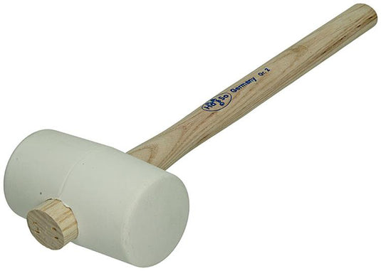 1011132 - witte rubber hamer,essen steelnr.2 113x65mm 520gr | 3 stuks