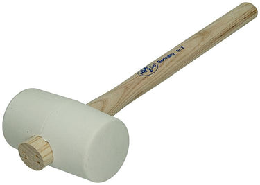 1011132 - witte rubber hamer,essen steelnr.2 113x65mm 520gr | 3 stuks