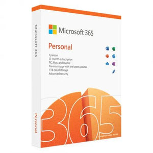 Microsoft qq2-01897 365 personal uk, 1 year, p10, windows 10 macos only