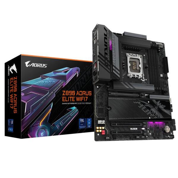 Load image into Gallery viewer, Gigabyte z890 aorus elite wifi7 socket 1851 moederbord (raid, 2.5gb-lan, wi-fi 7, bt, sound, atx)
