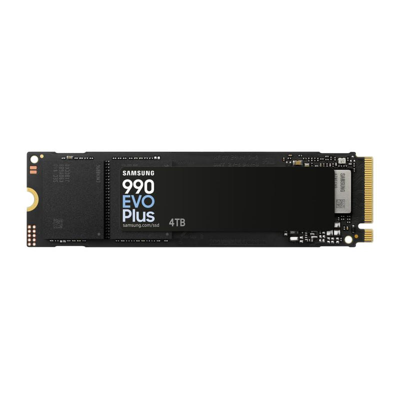 Load image into Gallery viewer, Samsung mz-v9s4t0bw mz-v9s4t0 evo 990 plus ssd, 4 tb, m.2, pcie 4.0, 7150 mb s, 1350000 iops, black

