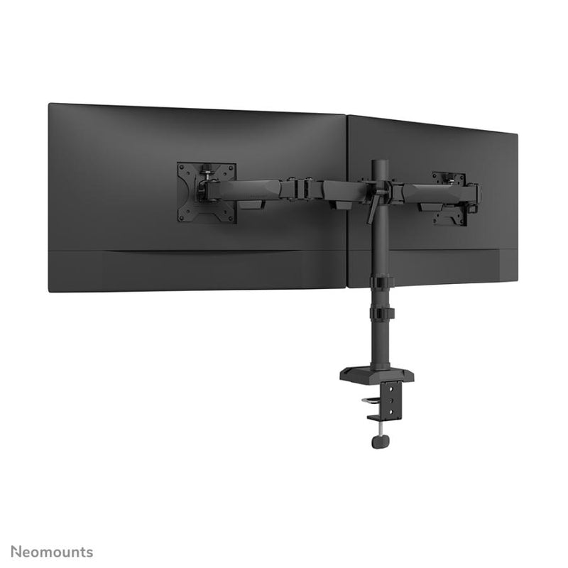 Load image into Gallery viewer, Neomounts ds60-600bl2 desk monitor arm, clamp grommet, 10 - 32 , 100 x 100 mm, height adjust, black
