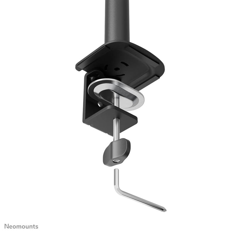 Load image into Gallery viewer, Neomounts ds60-600bl2 desk monitor arm, clamp grommet, 10 - 32 , 100 x 100 mm, height adjust, black
