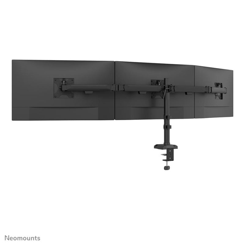 Load image into Gallery viewer, Neomounts ds60-600bl3 desk monitor arm, clamp grommet, 10 - 27 , 100 x 100 mm, height adjust, black
