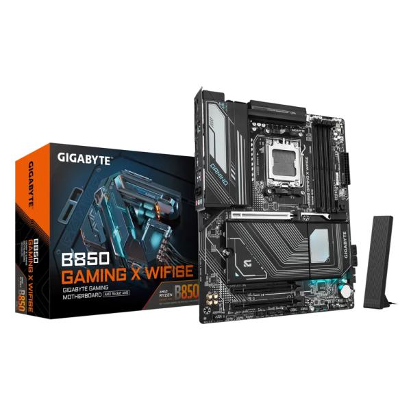 Load image into Gallery viewer, Gigabyte b850 gaming x wifi6e socket am5 moederbord (zwart grijs, raid, 2,5gb-lan, wi-fi 6e, bt, sound, atx)
