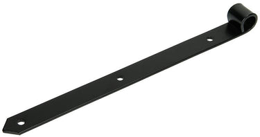 1013639 - enkel luikscharnier zwart 35 cm dia 18 mm | 6 stuks