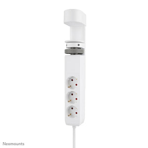 Neomounts ds22-840wh6 desk socket with clamp, 1.4 m, indoor, type f, plastic, white, power delivery